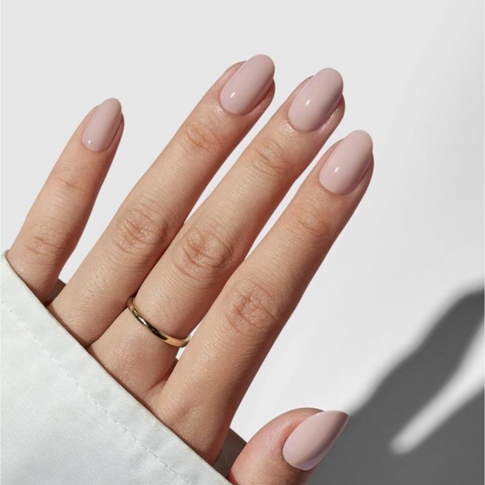 BTARTBOX Press Taro Milkshake  Soft Gel Oval Shape Short 32pc Reusable Set